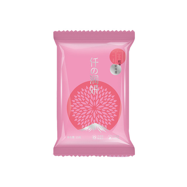 Freeze-dried red dates, wolfberry and white fungus soup for instant meal replacement