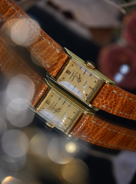 橙里橙气气质增分的江 50年代18k江江古董表