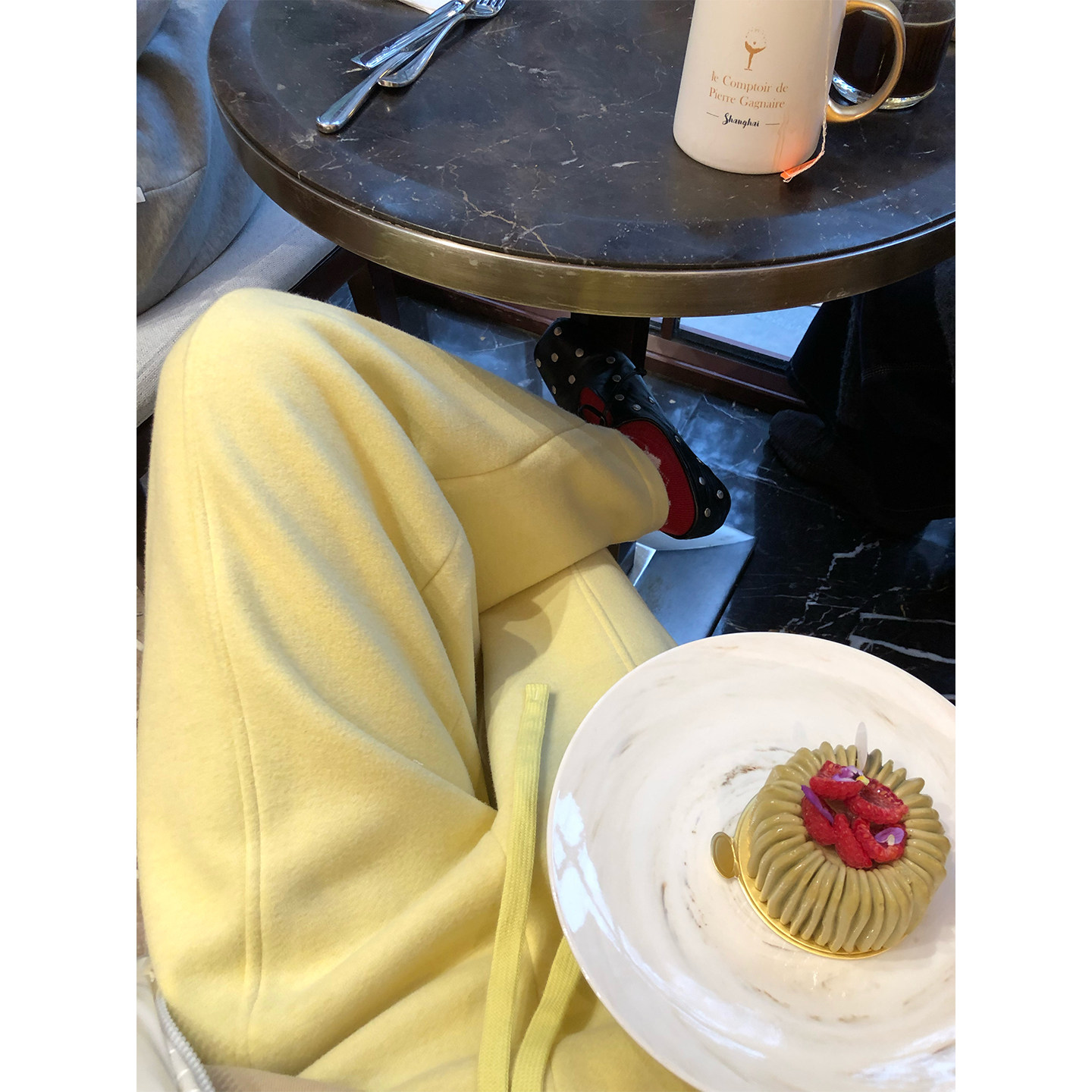 落落狷介裤子女冬季加绒黄色小个子松紧腰系带卫裤2026年新款保暖,淘宝优惠券,粉丝福利购,淘宝优惠卷