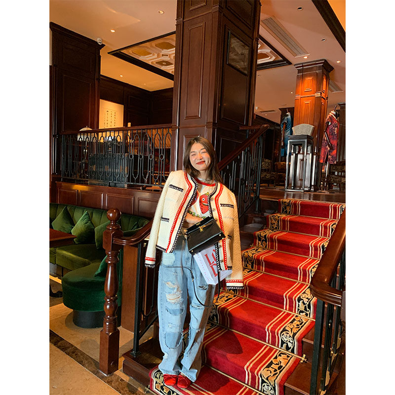 落落狷介 韩剧小香两件套装毛呢小香风套装裙女小个子穿搭一整套,淘宝优惠券,粉丝福利购,淘宝优惠卷