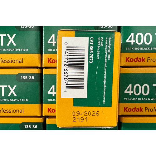 美国原装柯达135 400TX黑白胶卷 Kodak TRI-X BW负片26年09月现货 - 图0
