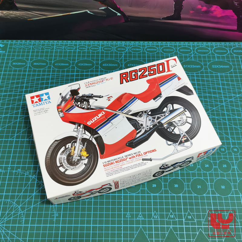 田宫摩托车拼装模型1/12铃木Suzuki RG250 FF Full Options 14029-图0