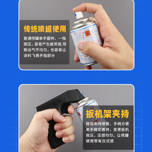 优速达喷灌扳机架 模型喷漆喷枪喷涂diy上色辅助手柄工具 UA91603 - 图0