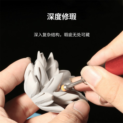 迪斯派 圆形背胶海绵砂纸 高达手办模型水口打磨抛光工具 SS-C01 - 图1