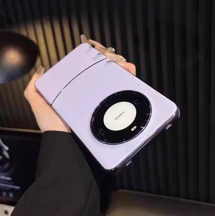 适用华为mate80pro手机壳超薄酒红皮纹mate70pro新款保护套mate60轻奢高级感女80promax全包防摔mate60RS简约 - 图1