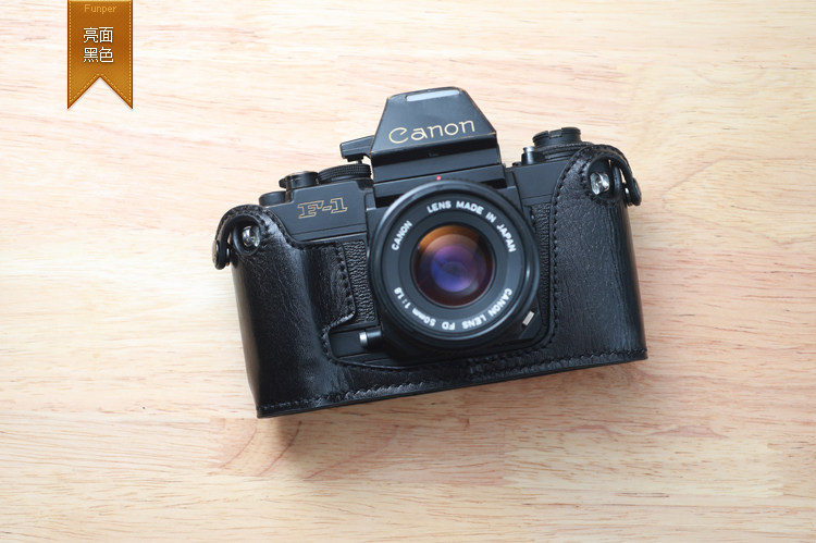 【Funper】佳能F1 newF-1相机皮套真皮包牛皮半套底座配件保护,淘宝优惠券,粉丝福利购,淘宝优惠卷