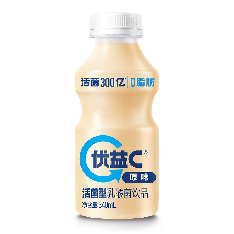 蒙牛优益C340ml原味百香果0糖可选乳酸菌酸奶冷藏发货 - 图3