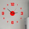 No punching light luxury silent wall clock wall decoration home wall clock high-end living room bedroom clock wall sticker clock