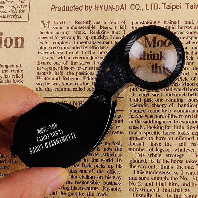 High-power high-definition portable geological jade magnifying glass