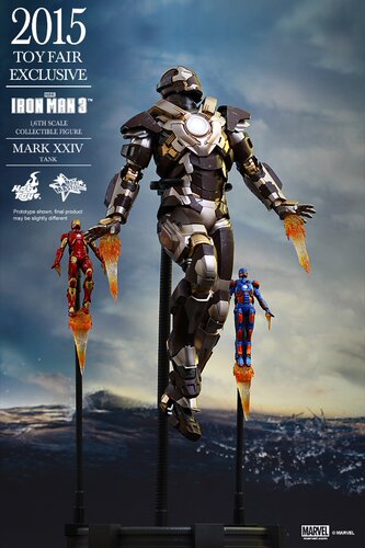 Hottoys HT MMS303 钢铁侠3 MK24 坦克 TANK 会场版 现货 - 图0