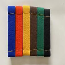 Judo belt black with yellow belt green band brown with white band width 4 5cm length to customer service message