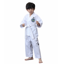 ITF Taekwondo Costume All Embroidered Taekwondo Competition Training Suit Children Adults With Belt Embroidered Name