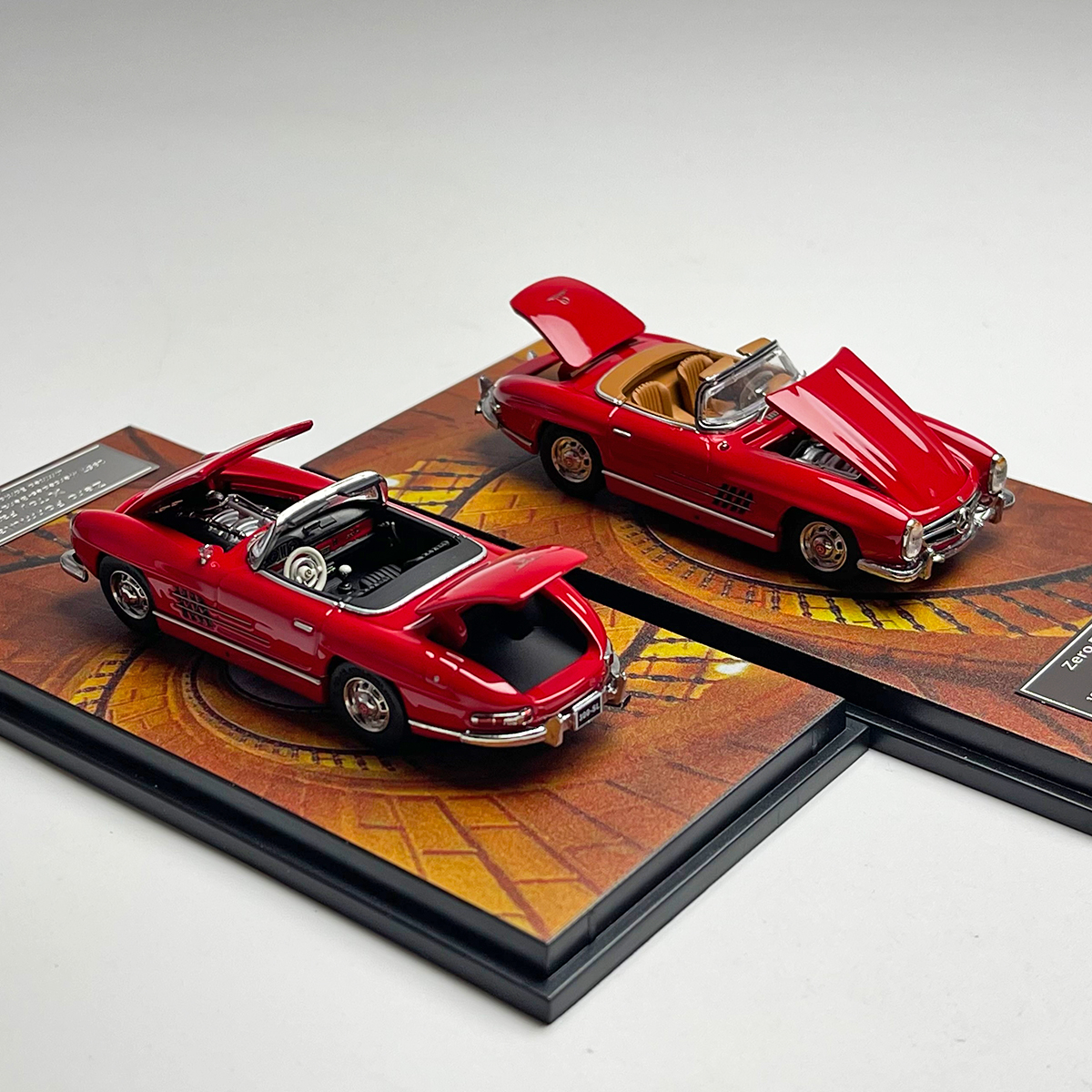 Zero formula Toy_Father 1:64 奔驰300sl 老爷车 合金汽车模型 - 图0