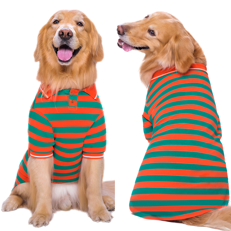 大狗狗衣服夏季薄款金毛拉布拉多萨摩阿拉斯加中型大型犬潮流 t恤 - 图1