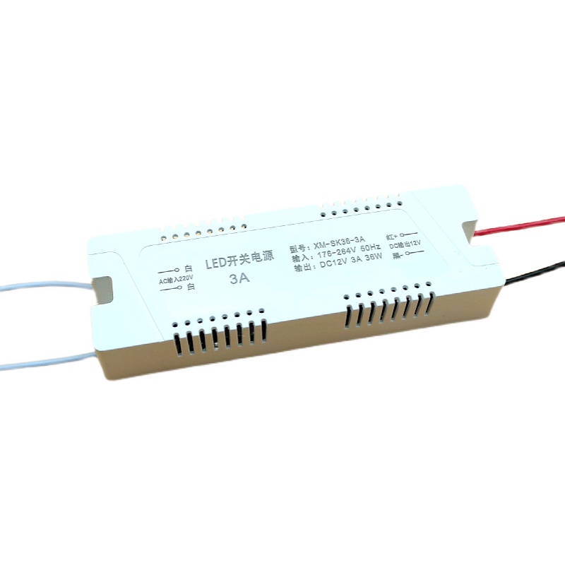 LED开关电源DC12VDC24V灯带灯条直流变压器橱柜广告灯箱12W24W36W - 图3