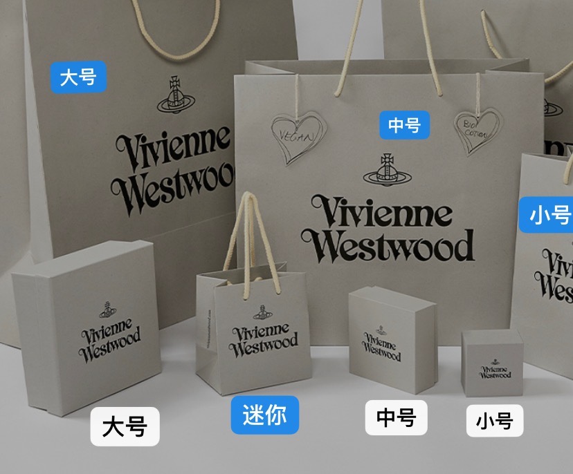 Vivienne Westwood手提袋纸袋包装袋饰品外包装礼品袋-图3