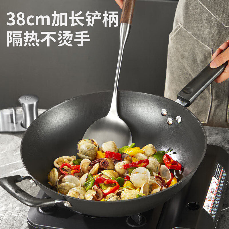 九阳316L不锈钢锅铲家用炒菜不粘锅专用套装食品级厨具铁铲煎铲,淘宝优惠券,粉丝福利购,淘宝优惠卷