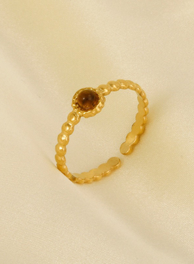 爱你徐若晗沈惜凡同款戒指女百搭小众时尚高级感简约指环指套饰品