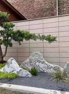 景观石雪浪石假山石切片新中式