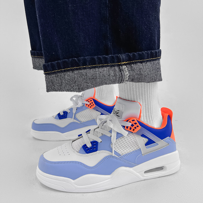 aj4大男童鞋篮球鞋电母黄青少年女乔4大小童休闲运动鞋大学蓝41码,淘宝优惠券,粉丝福利购,淘宝优惠卷