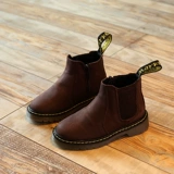 Martens, зимние детские ботинки для мальчиков, короткие сапоги в английском стиле, туфли, 2020