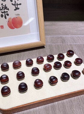 紫檀木鱼吊坠 配件diy手工制作文玩佛珠手串提溜木制配饰 TY2680