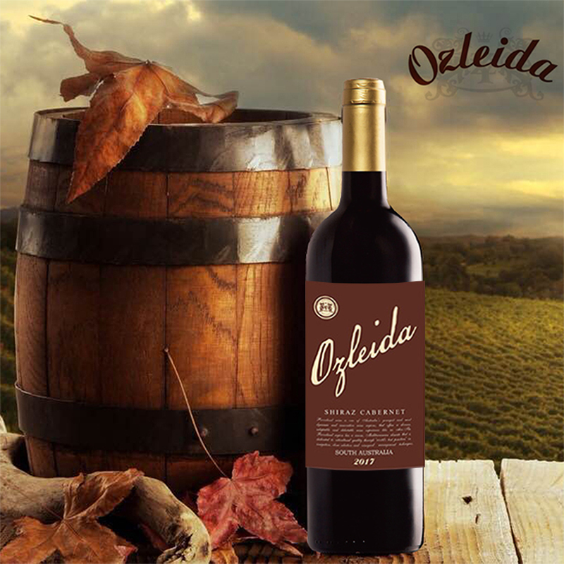 澳洲进口红酒 正品原瓶澳兹莱德西拉子赤霞珠