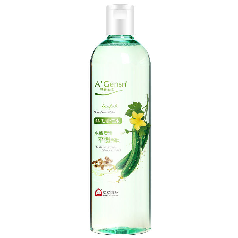 安安金纯朗飞专卖店安安金纯丝瓜水原液薏仁爽肤女黄瓜补水保湿喷雾正品化妆湿敷护肤3