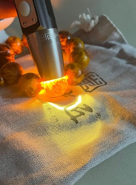 血龙木手串男士2.0留疤透光东北沉香松明子琥珀木文玩佛珠女