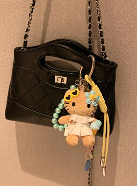 日本正品夏威夷黑皮kitty