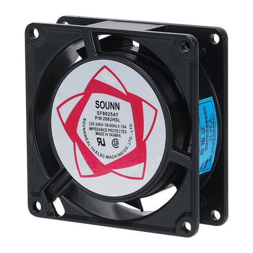 8025风扇220v轴流风机sf23080at ac110/380v 8cm双滚珠轴承排气扇 - 图3