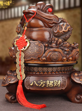 三足金蝉蟾蜍招财金蟾摆件店铺做生意开业礼品公司办公桌家居摆设