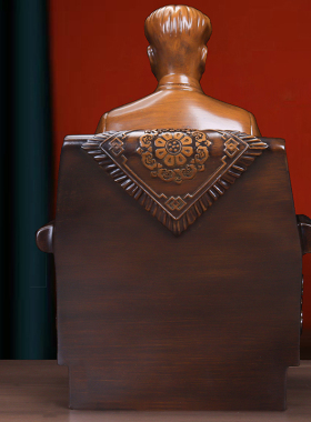 毛泽东挥手像毛主席全身坐像家居客厅公司办公室桌面毛主席塑身像