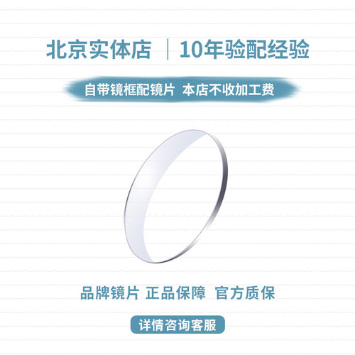 明顺堂 1.61/1.67/1.74超轻薄近视非球面镜片高度散光近视配镜 - 图1