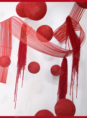 展霸竹条吊顶装饰道具