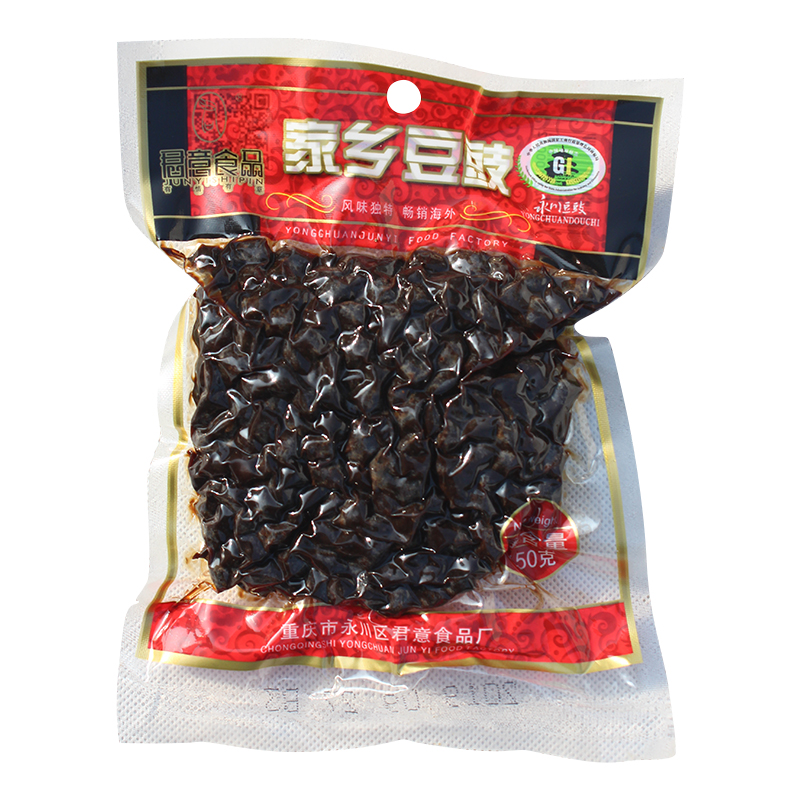 重庆特产永川豆豉150gX5袋家乡豆鼓重农家自制原味干豆豉750g-图3