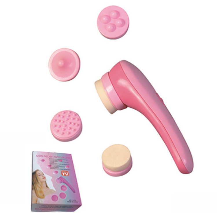 新品推荐女士洗脸仪面部按摩器五合一多功能震动美容仪脸部