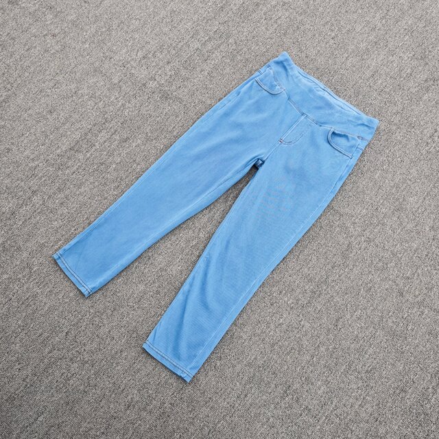 Leggings ແອວແອວສູງແອວ elastic ແອວສູງແປດຈຸດ