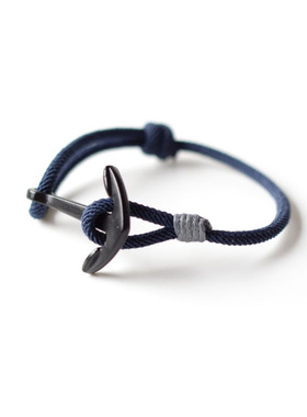 男女通用金属材质欧美船锚手绳