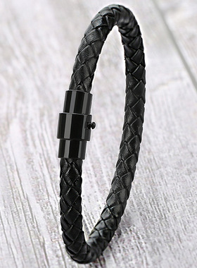 男女通用皮革编织手工手绳