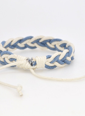 m-d韩版简约手工编织日系手绳