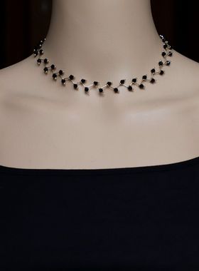 清货价黑色时尚颈链蕾丝项链