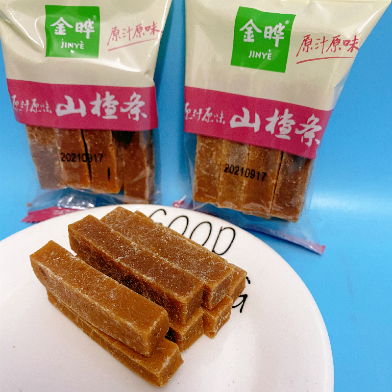 金晔山楂条原味500g散装休闲零食品小吃蜜饯农家果脯独立小包装 - 图1