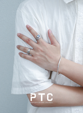 PTC轻奢高级感极简线条手镯