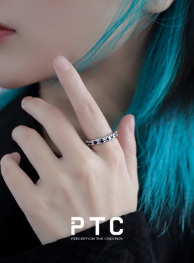 PTC中性风纯925银高级感戒指