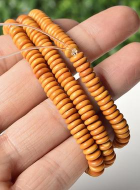 本命年橄榄核隔垫片圆珠隔珠项链橄榄胡手串核桃菩提手链散珠配饰