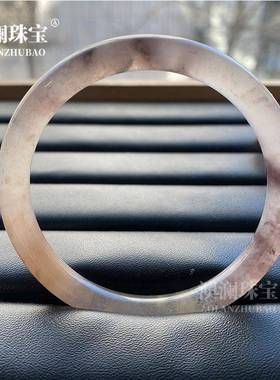 本命年复古内蒙古佘太翠玉翠玉丝玉手镯紫罗兰翠玉紫玉冰黄冰紫礼