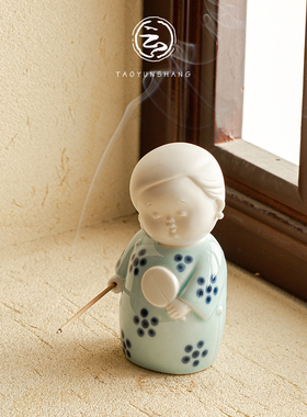 云尚新中式创意旗袍侍女家居摆件