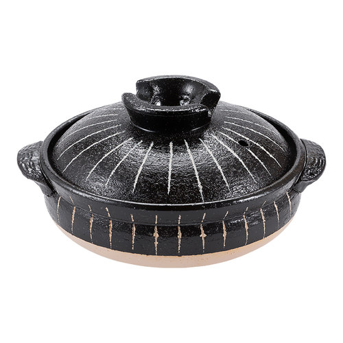 正品◆万古烧土锅日本进口山茶花砂锅家用陶瓷炖锅煲仔饭沙锅 - 图3