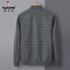 Plaid Jacket Woodpecker Baseball Collar Spring Autumn